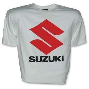  Metro Racing Suzuki T Shirt, White, Size 2XL T128XXL W 