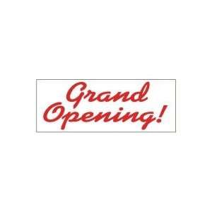   Opening Theme Business Advertising Banner   Grand Opening Red Curves