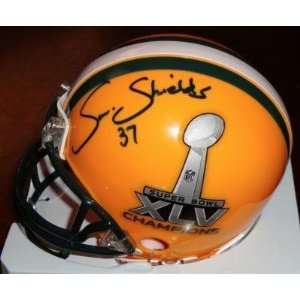  Autographed Sam Shields Mini Helmet   SB XLV   Autographed 