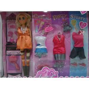  Dream Girl in Orange Dress 27pcs: Toys & Games