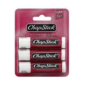 ChapStick Classic Skin Protectant/Sunscreen, SPF 4, Cherry, Value Pack 