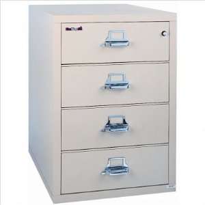   Fireproof Metal File Storage Cabinet in Parchment: Office Products