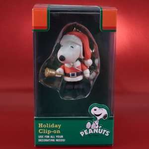   Christmas Santa Snoopy Holiday Clip on Figure Ornament: Home & Kitchen
