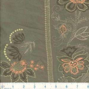   Border Batiste Olive Fabric By The Yard Arts, Crafts & Sewing