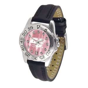   Eagles Sport Leather Band   Ladies Mother Of Pearl