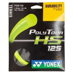  Yonex Poly Tour HS 125 16L Green Tennis String