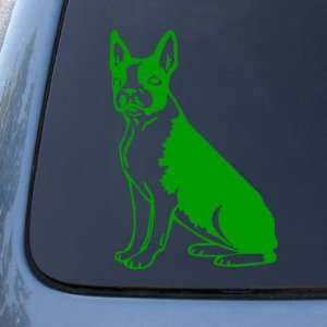   Dog   Vinyl Car Decal Sticker #1495  Vinyl Color Green Automotive