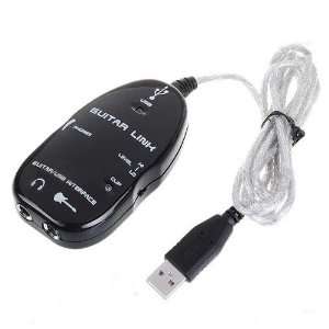  New Guitar To USB Interface Link Cable for PC/Mac 