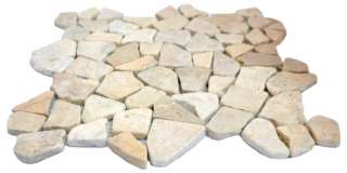 Marmor Bruch Mosaik Fliesen Braun Naturstein 1 Matte  