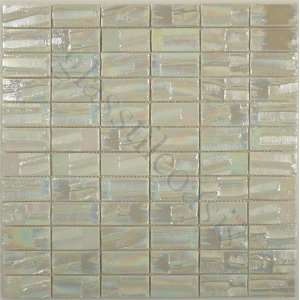    Pearl 1 x 2 White Pool Glossy Glas   18112