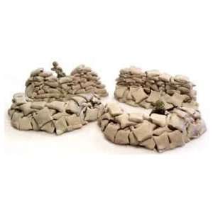  Sandbag Assortment 25 28mm Miniature Terrain: Toys & Games