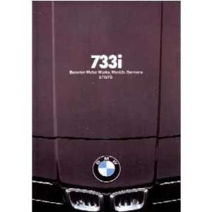  1978 BMW 733 I Sales Brochure Literature Book Piece 