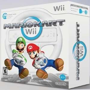    Selected Mario Kart with Wheel Wii By Nintendo Electronics