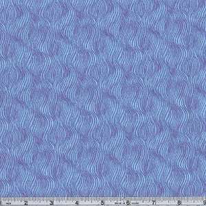  45 Wide Ophelia Waves Blue Fabric By The Yard Arts 