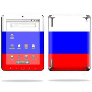   Cover for Coby Kyros MID8024 Tablet Skins Russian Flag: Electronics