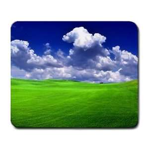  Green grass blue skies Large Mousepad mouse pad Great Gift Idea 