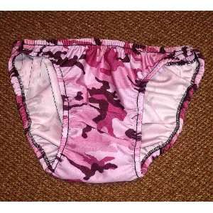  Pink Camo mens bikini brief swimsuit Large size 