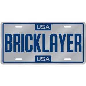  New  Usa Bricklayer  License Plate Occupations