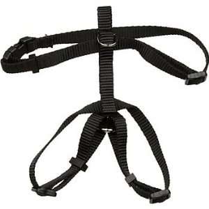   Nylon Adjustable Dog and Cat Harness, Small, Color:Black: Pet Supplies