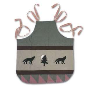  Patch Magic Wolf Trail Apron, 27 Inch by 29 Inch