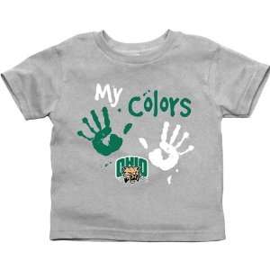 Ohio Bobcats Toddler My Colors T Shirt   Ash  Sports 
