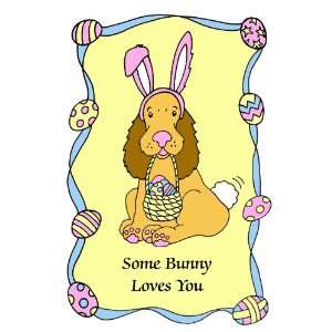  Some Bunny Love You  Edible Crunch Card for Dogs 