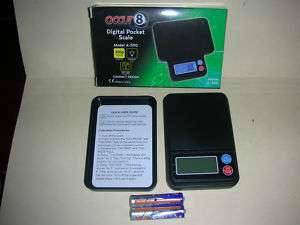 Accur 8   Digital Pocket Scale A 500 500g x 0.1g  