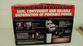 GENERAC Portable Generator POWER TRANSFER SYSTEM 3 with load manager 