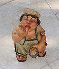   Little Fat Lady Chef Cook FIGURINE ~ Signed & dated 1995 ~ ITALIAN