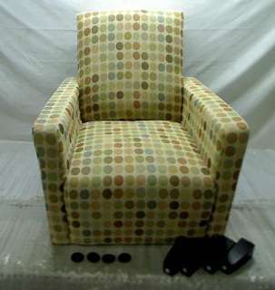 Handy Living Belmont Transitional Arm Chair, Multicolored Retro Egg 