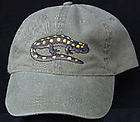 spotted salamander embroidered cotton cap amphibian reptile expedited 