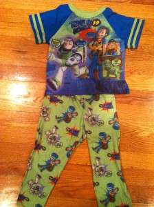 17 pc Lot Boys Pajamas Sizes 3T 4T Cars Buzz Lightyear Elmo  