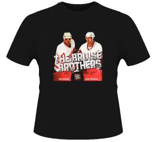 Bruise Brothers Bob Probert And Joey Kocur Hockey T Shirt  