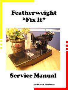 Singer Featherweight 221 Service Manual (PC Windows Only) CDrom  