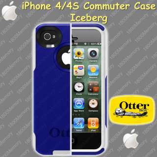 GENUINE OtterBox Commuter Case for Apple iPhone 4 S 4S Black + Screen 