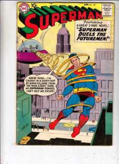 Superman 128 strict VG/FN  Silver Age DC Heroes 1959  