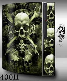 PS3 (Classic) Armored Skin  40011 Skull and Bones Death  