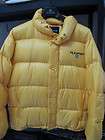 Fila Sport Men Authentic Down Ski Winter Snow Jacket Sweater Yellow L 