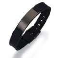 Energie + Balance Ionen/Magnet Armband lunavit Pure Black Limited für 