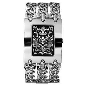 Guess Damen Armbanduhr Heavy Metal Crest W11556L1: .de: Uhren