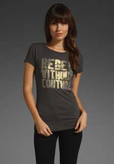 JUICY COUTURE Rebel Couture Tee in Top Hat  