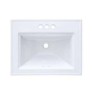   Memoirs Drop in Bathroom Sink in White K 2337 4 0 at The Home Depot
