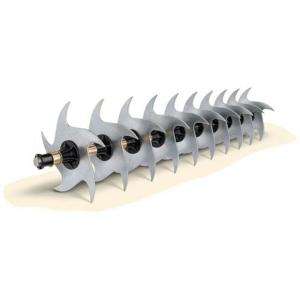   In. Turf Shark Curved Blade Aerator 45 0458 
