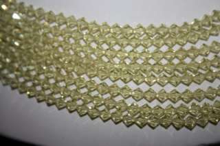 Vtg Unsig Haskell/De Mario Gilded Filigrees Yellow Crystals Necklace 