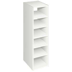 ClosetMaid 41 1/2 In. White Stackable 7 Shelf Organizer 7140 at The 