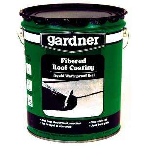 Gardner Fibered Roof Coating Solvent Based 4.75gl 0105 GA at The Home 