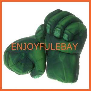 Set of 2pc Incredible Hulk Smash Hands Plush Gloves  