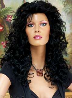 Stylish Curls! Soft Wavy Curly Long Quality Wig ACR~1B Off Black 