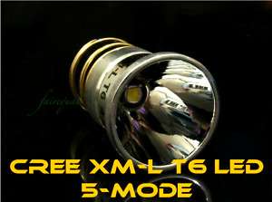 800 Lm UltraFire 5 Mode CREE XM L T6 LED Bulb 6P G2 501  