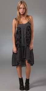 Nwt Free People Back Pintuck Victorian Rose Dress 2 XS  